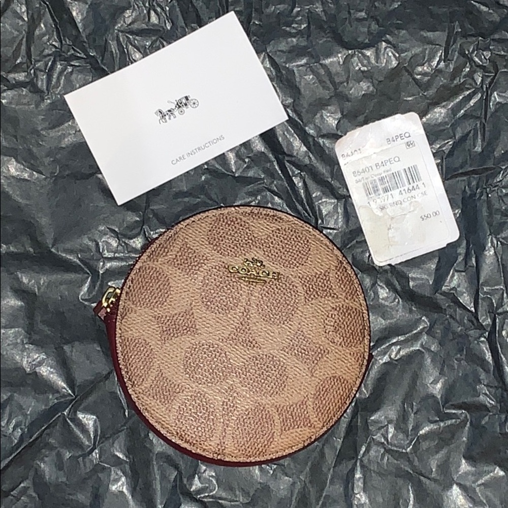 Coach Round Coin Purse